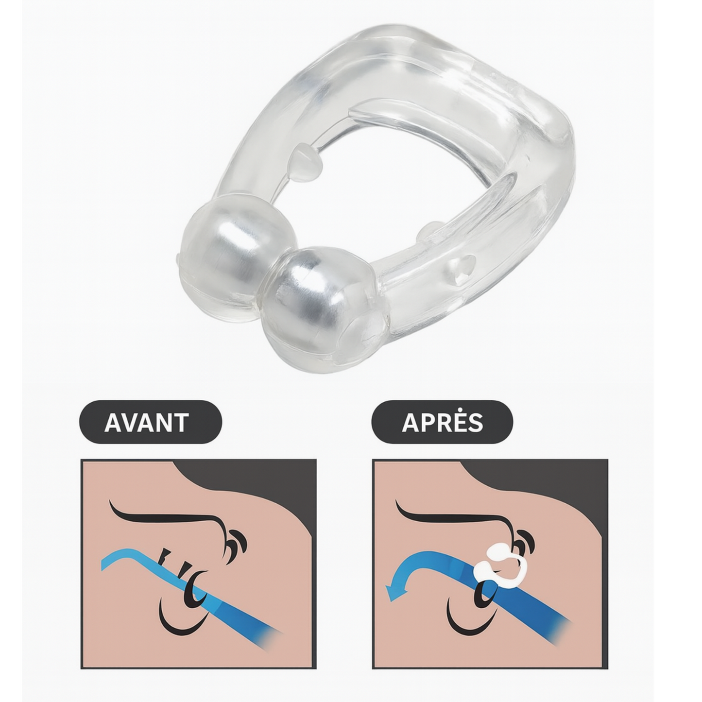 Anti-Ronflements magnétiques pour un sommeil réparateur
