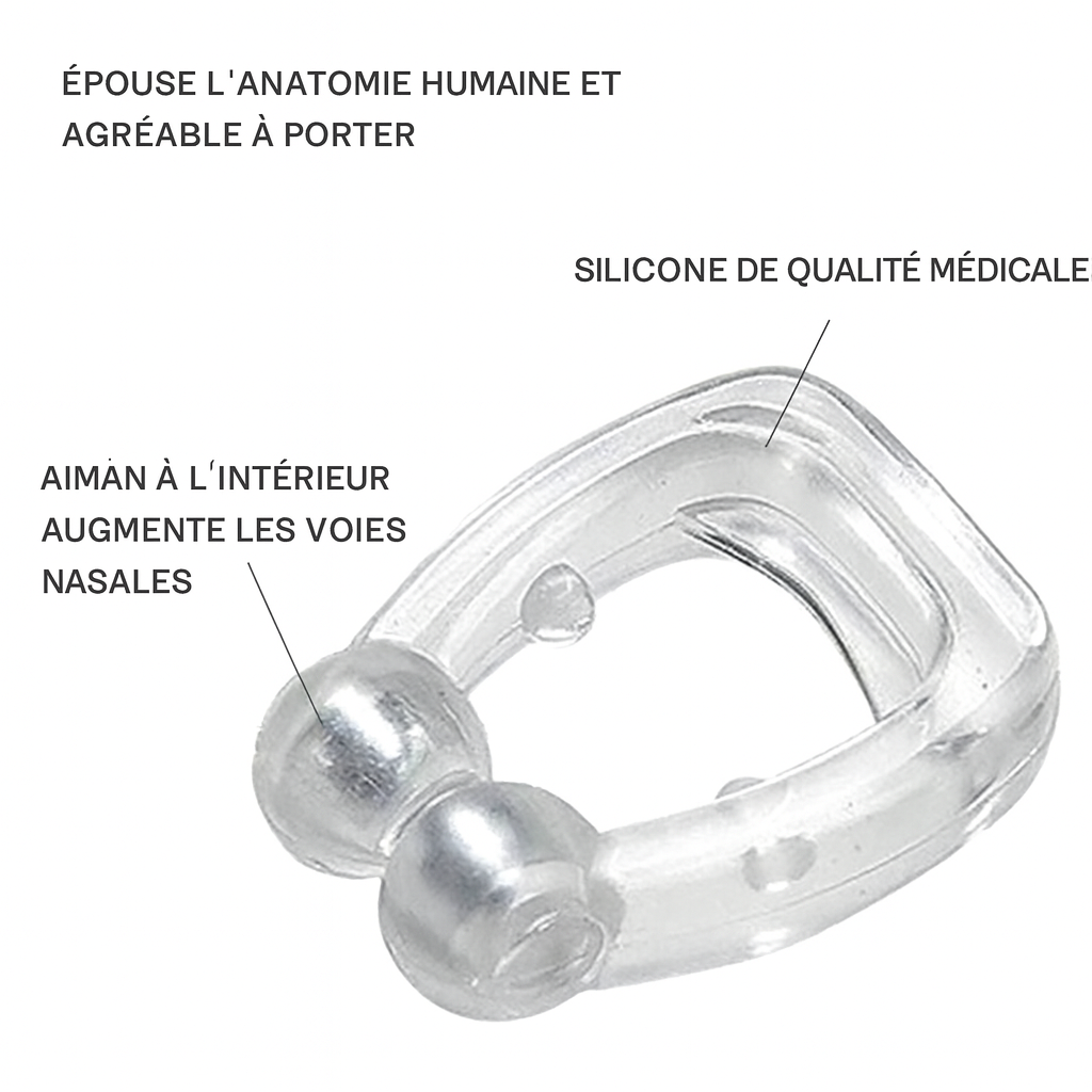 Anti-Ronflements magnétiques pour un sommeil réparateur